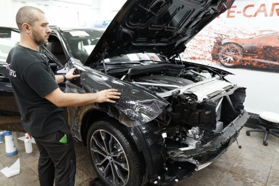 Антигравийное покрытие кузова BMW X3